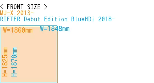 #MU-X 2013- + RIFTER Debut Edition BlueHDi 2018-